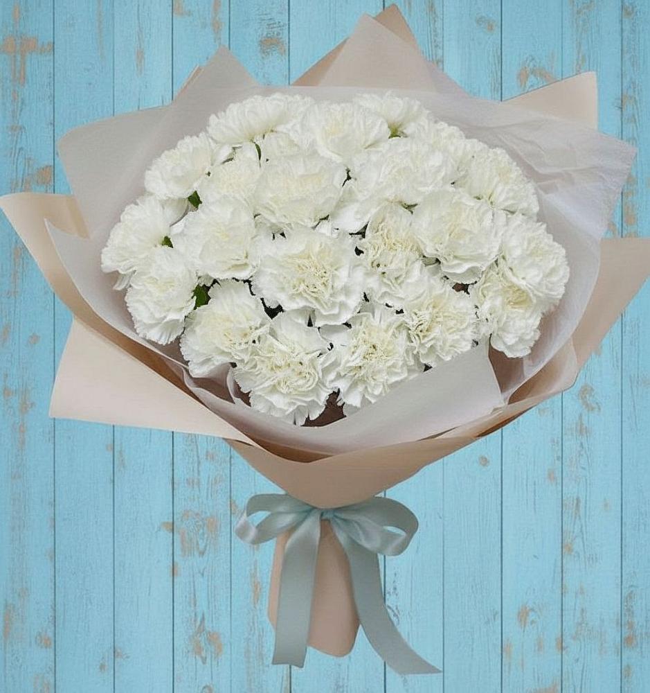 Букет цветов из: Гвоздики в Архангельском Тульской области