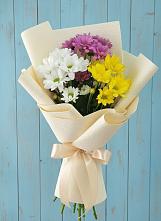 Букет цветов из:  Хризантемы #REPLACE_PRED# Архангельском Тульской области