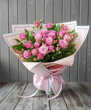 Букет Розовый кустик #REPLACE_PRED# Архангельском Тульской области