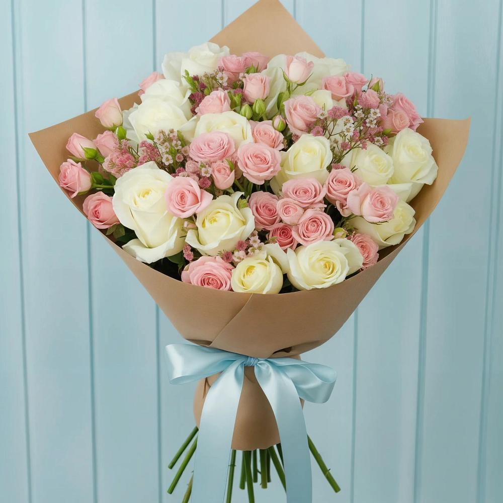 Букет цветов из: Розы в Архангельском Тульской области