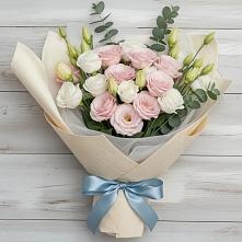 Букет цветов из:  Лизиантусы #REPLACE_PRED# Архангельском Тульской области