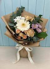 Букет цветов из:  Герберы и Хризантемы #REPLACE_PRED# Архангельском Тульской области
