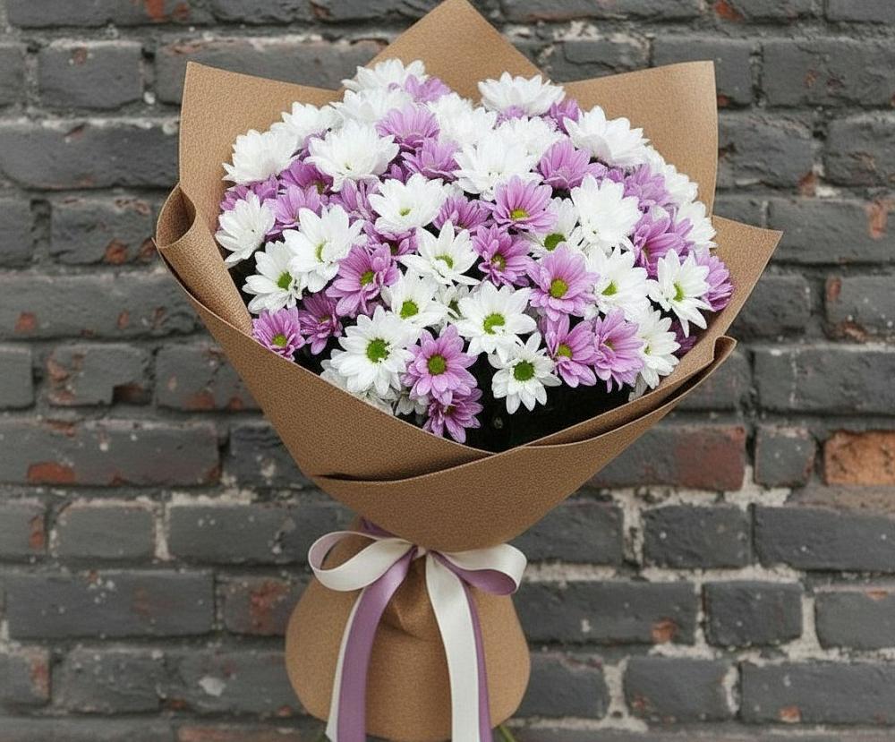 Букет цветов из: Хризантемы в Архангельском Тульской области