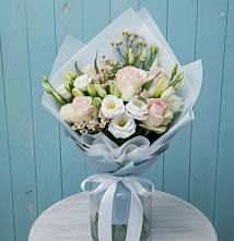 Букет цветов из:  Розы и Лизиантусы #REPLACE_PRED# Архангельском Тульской области