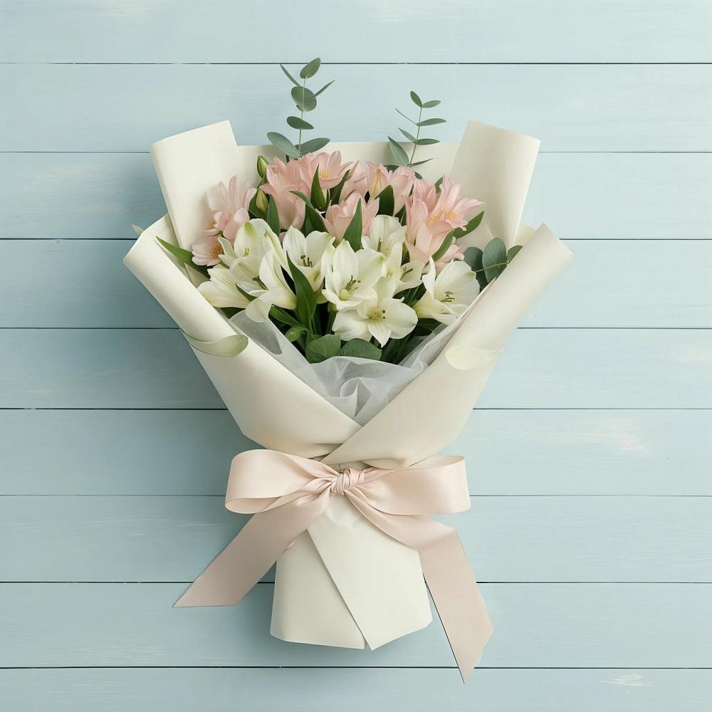 Букет цветов из: Альстромерии в Архангельском Тульской области