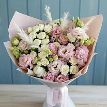 Букет цветов из:  Альстромерии и Розы в Архангельском Тульской области