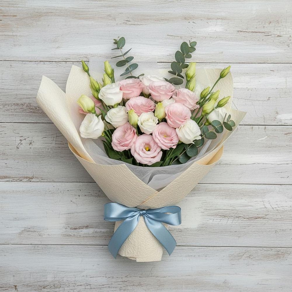 Букет цветов из: Лизиантусы в Архангельском Тульской области